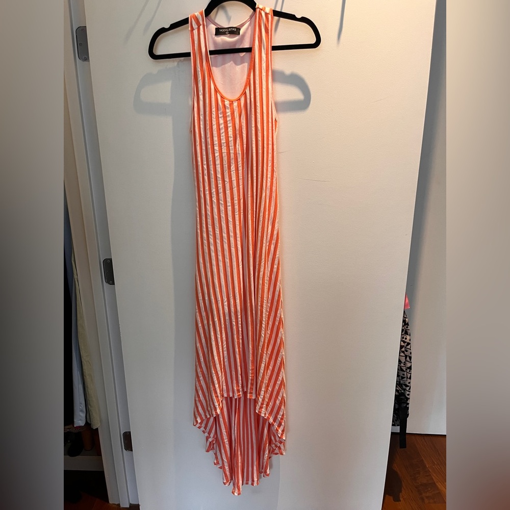 Modalistas high/low maxi dress size M